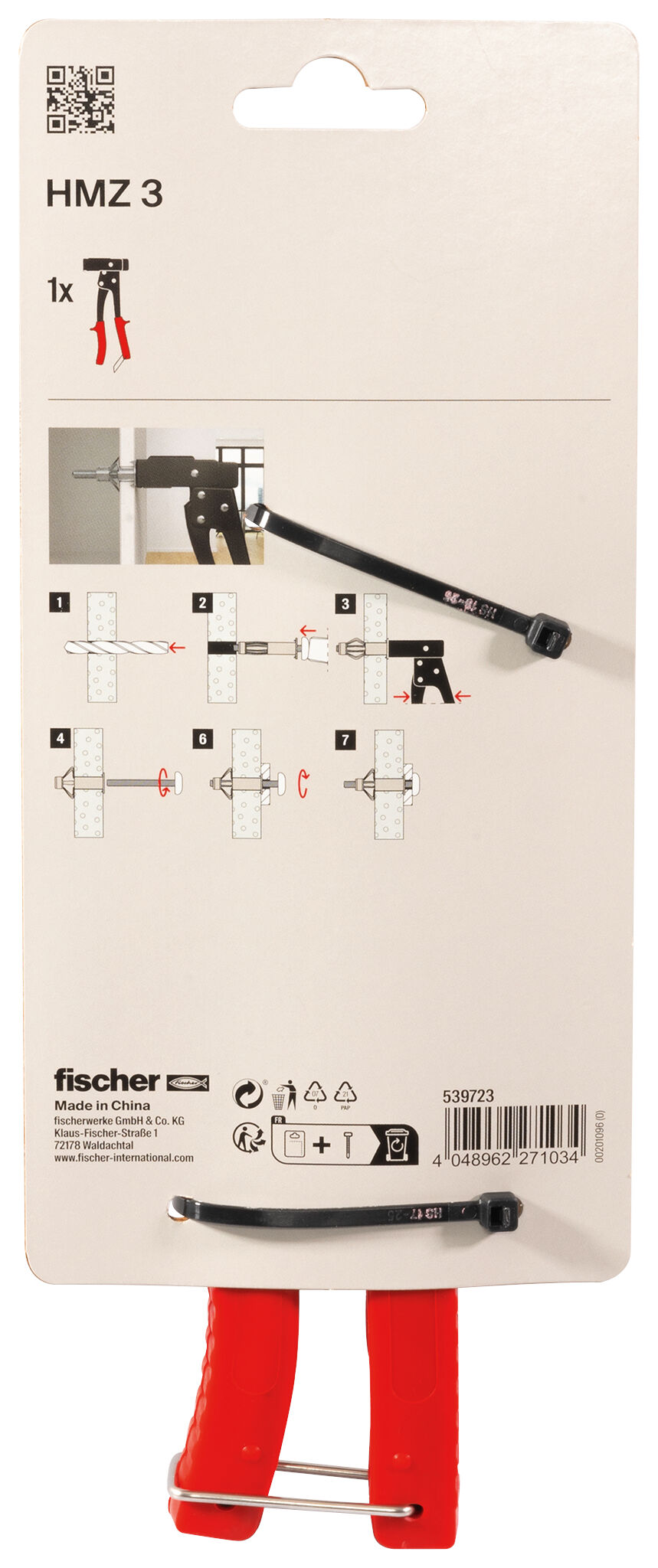 fischer Installation pliers HM Z 3 DIY installation tool fischer Installation pliers HM Z 3 DIY installation tool
